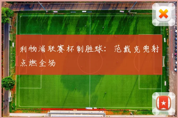 利物浦联赛杯制胜球：范戴克兜射点燃全场
