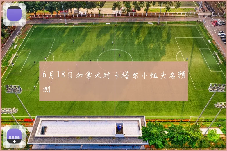 6月18日加拿大对卡塔尔小组头名预测